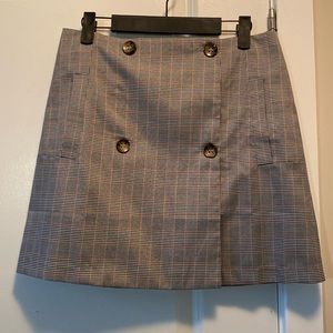 Plaid Mini Skirt